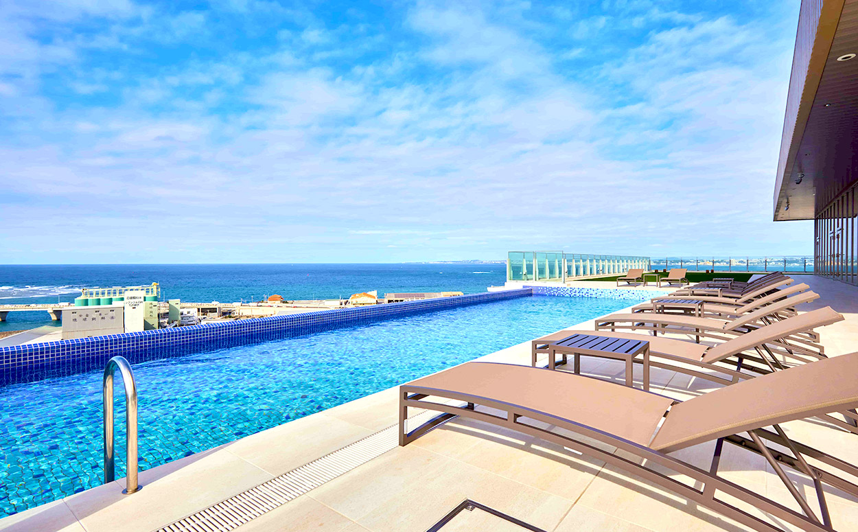 インフィニティプールからの景観